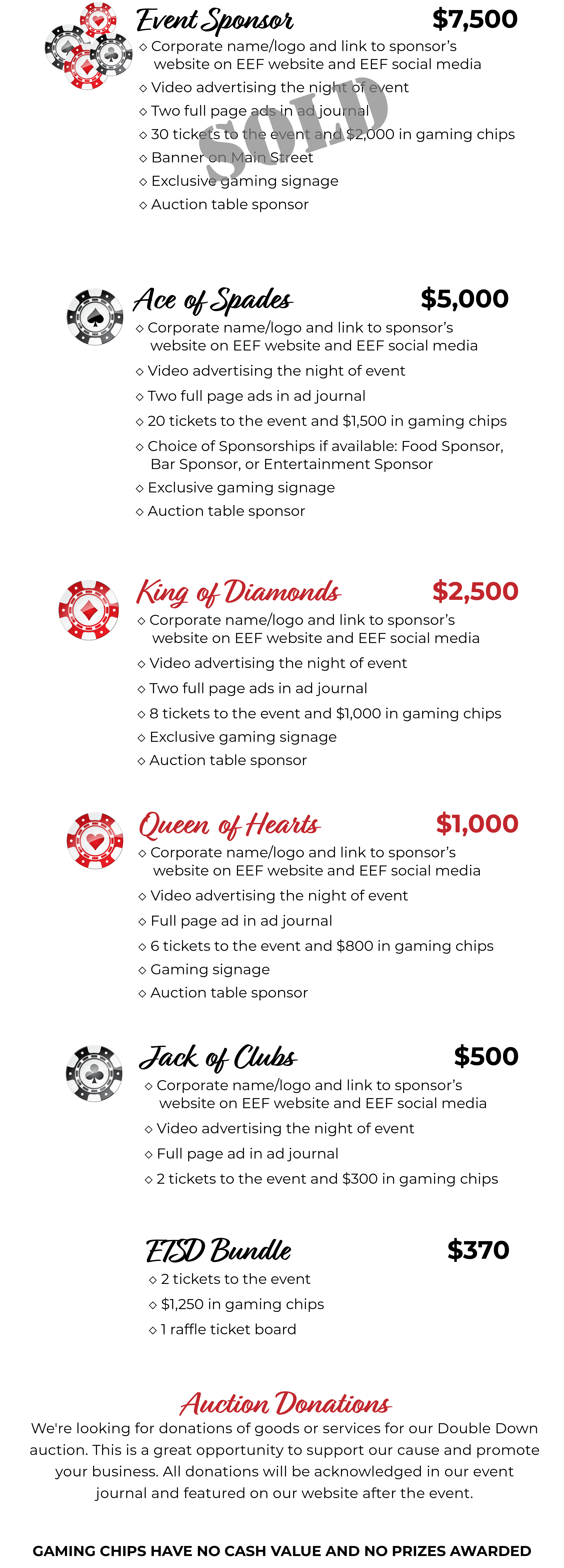 Screenshot Mobile -Sponsorships Available Double Down Casino Night